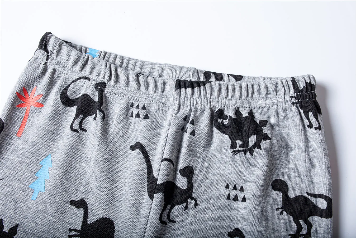 100% Cottons Kids Pajama Set 2 Pack - Dinosaur