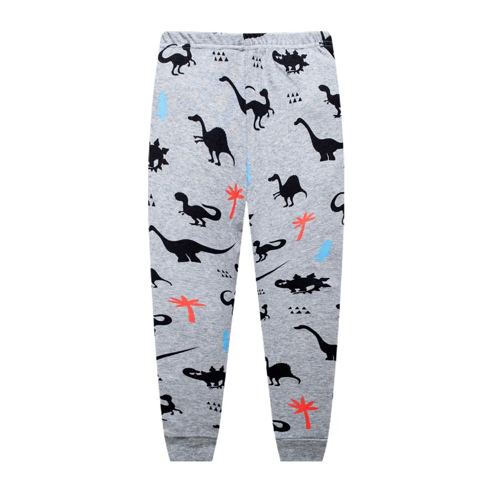 100% Cottons Kids Pajama Set 2 Pack - Dinosaur