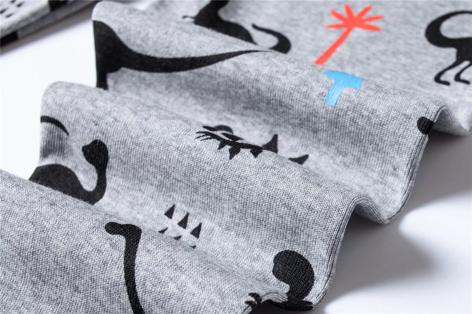 100% Cottons Kids Pajama Set 2 Pack - Dinosaur