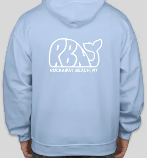 Adult RBNY Whale Logo Pullover Hoodie Carolina Blue