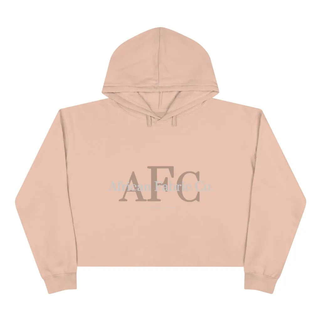 African Fabric Co. Crop Hoodie