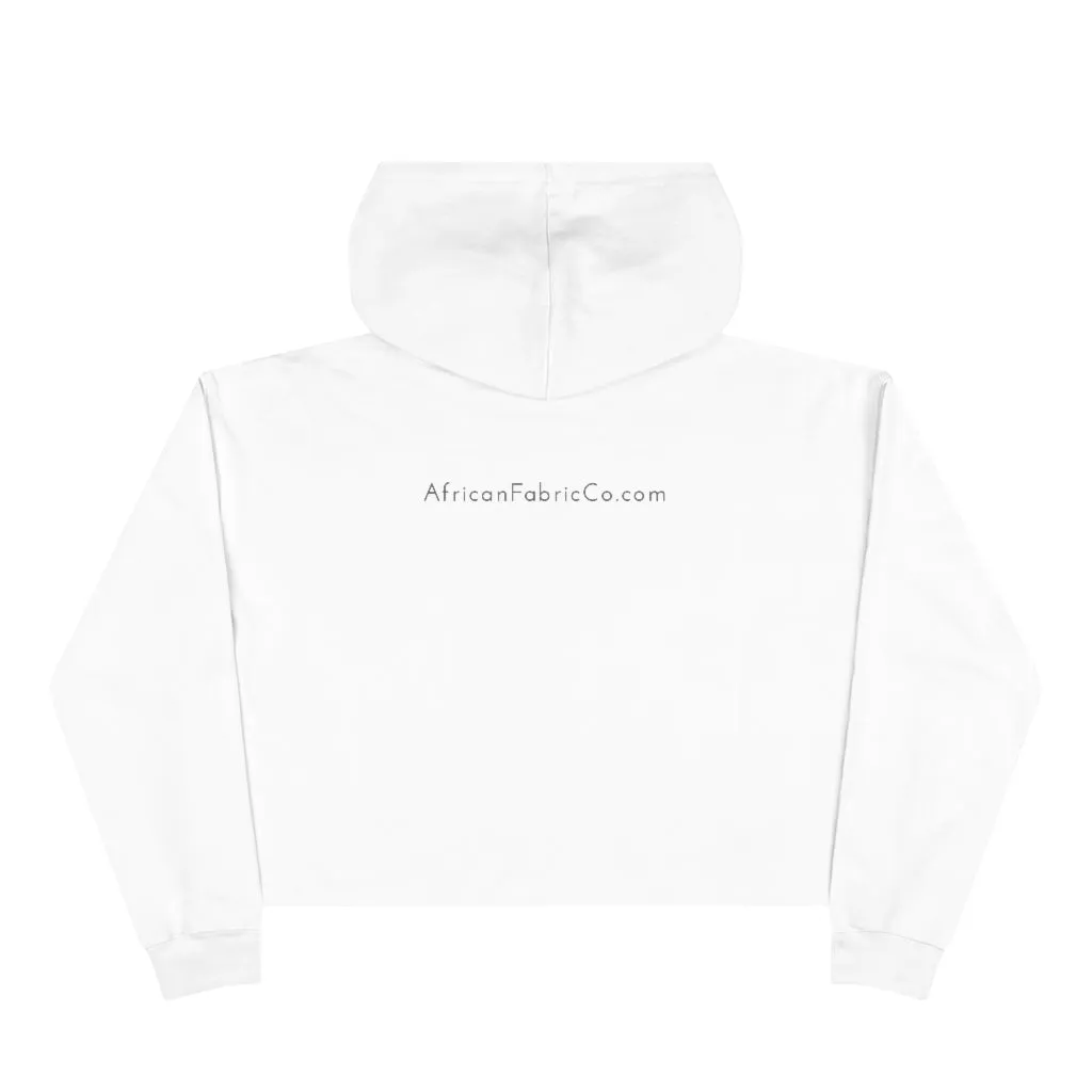 African Fabric Co. Crop Hoodie