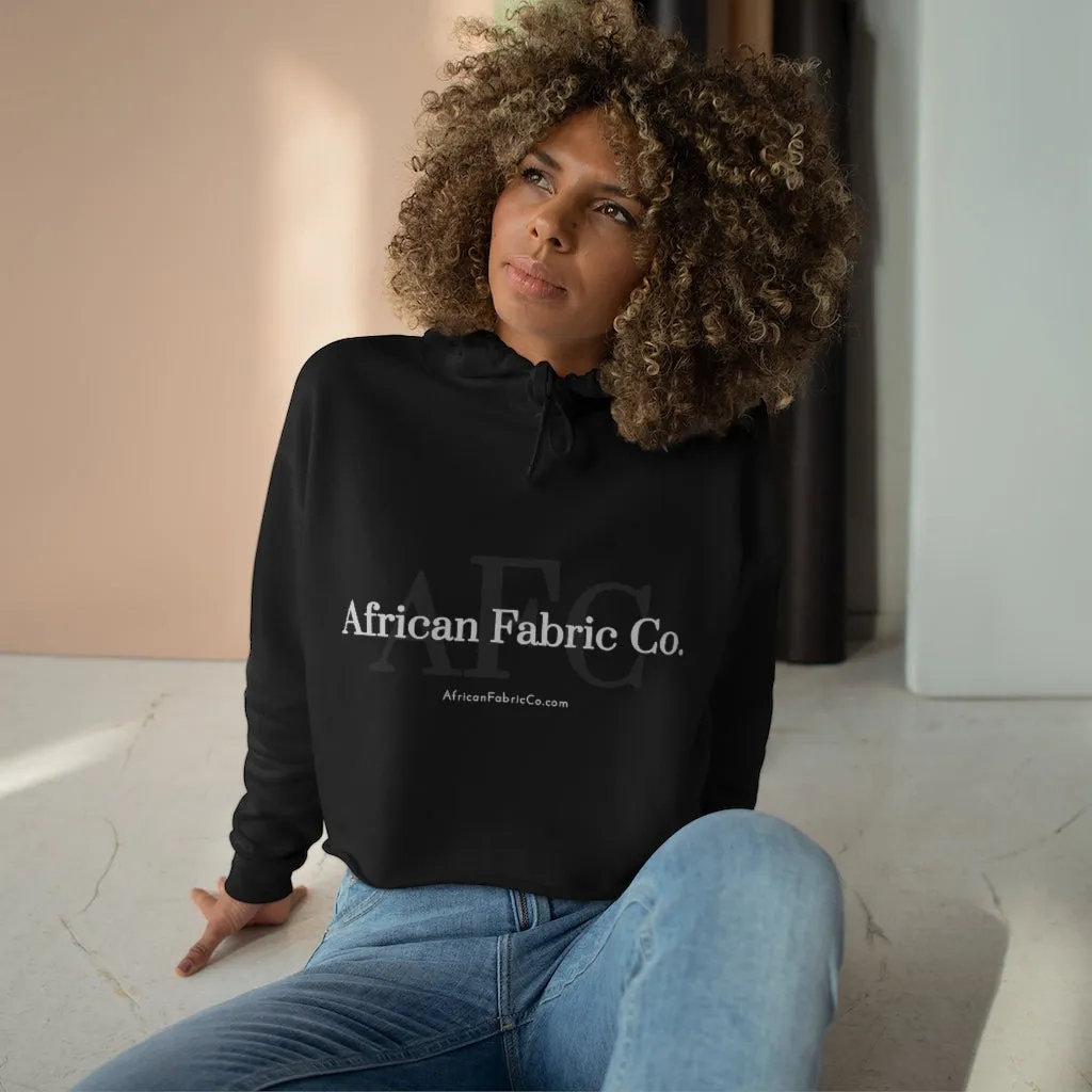 African Fabric Co. Crop Hoodie