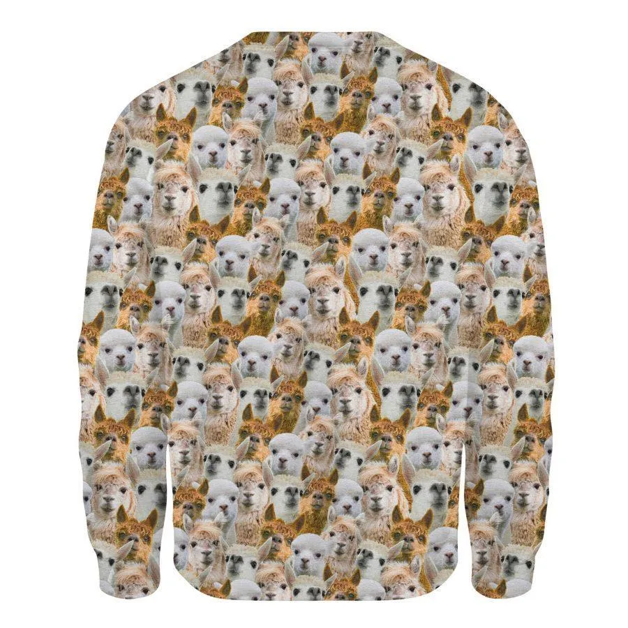 Alpaca - Full Face - Premium Sweatshirt