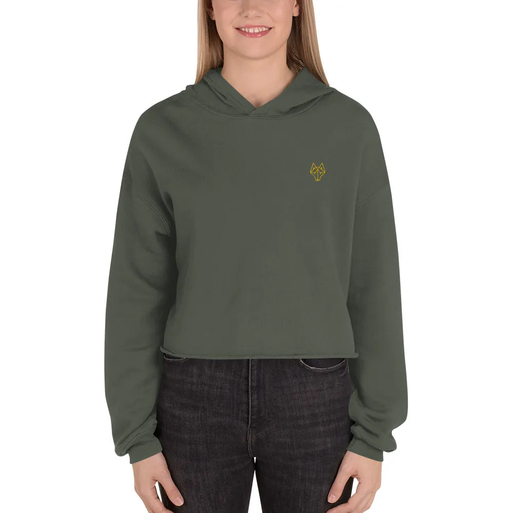 Alpha Minimalist Crop Hoodie