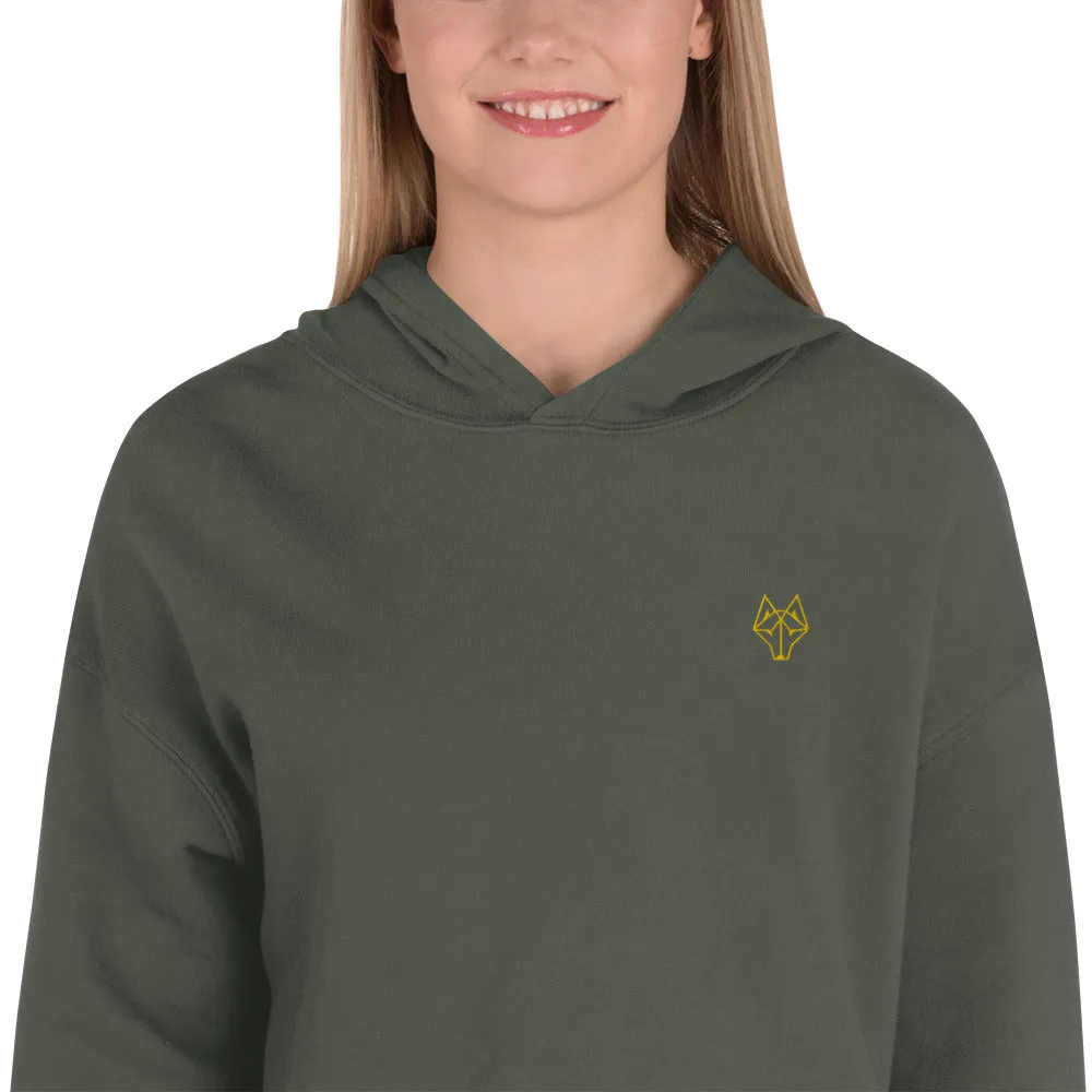 Alpha Minimalist Crop Hoodie