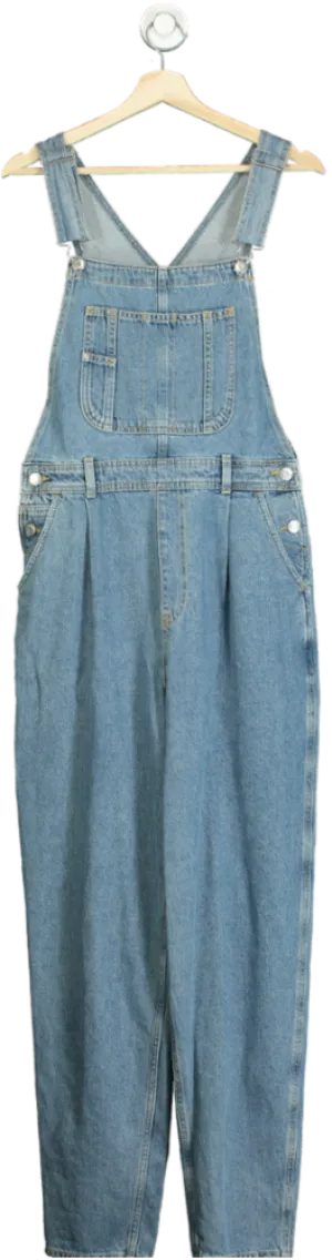 &Denim Blue Denim Overalls UK 10