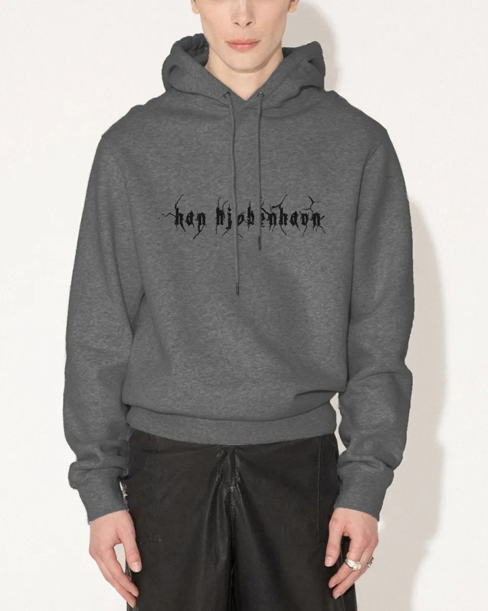 Artwork Regular Hoodie - Grey