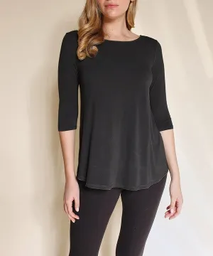 BAMBOO boatneck tee