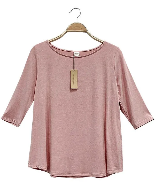 BAMBOO boatneck tee