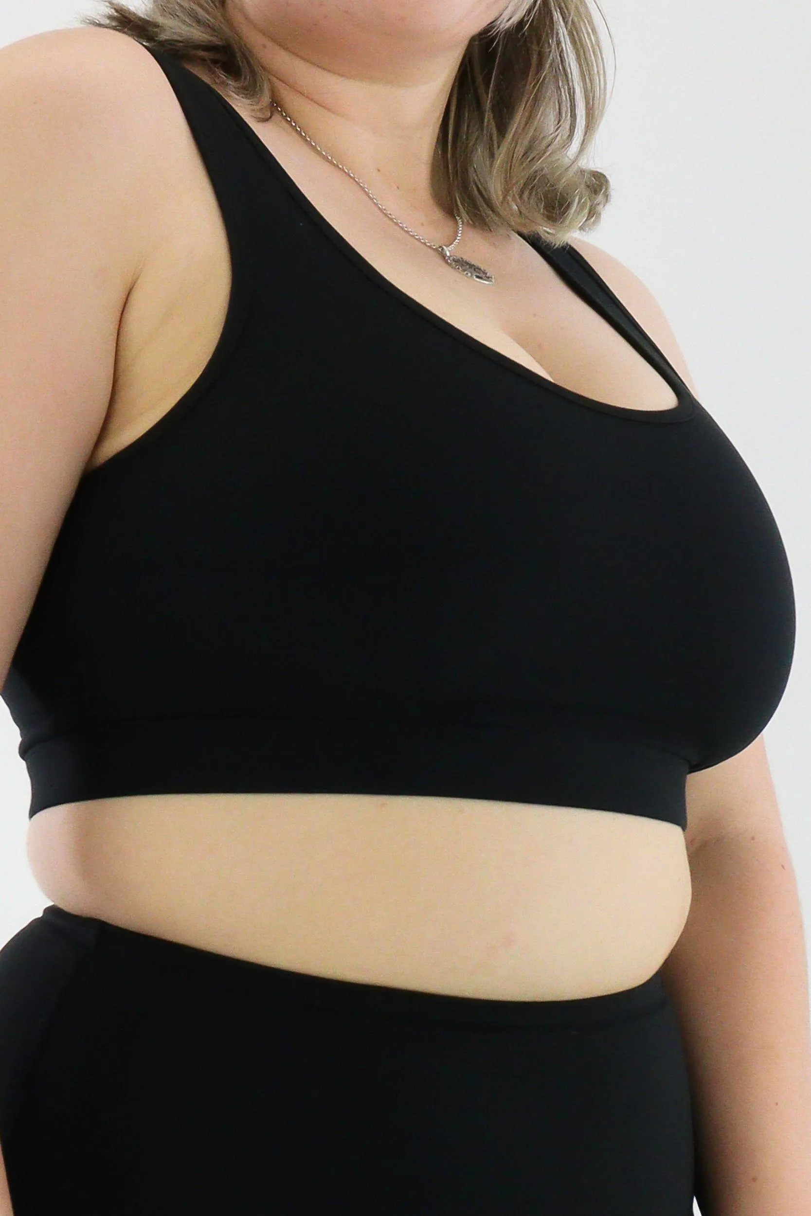 Black - Reversible Crop Top - Hybrid 2.0