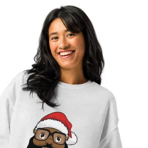 Black Santa Crew neck sweatshirt