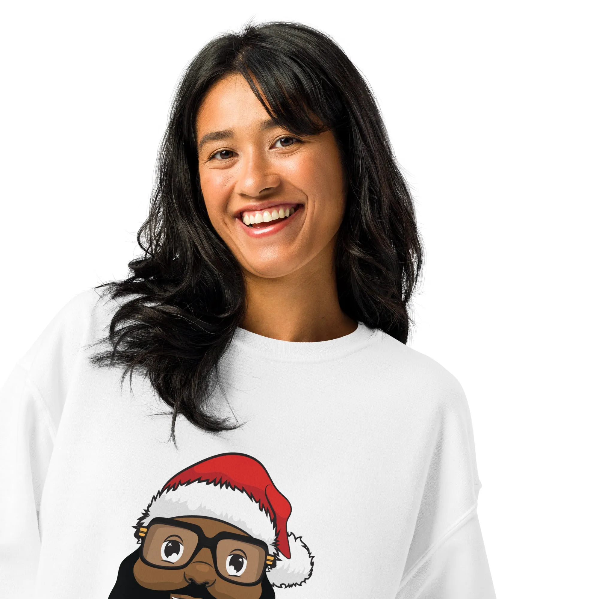 Black Santa Crew neck sweatshirt