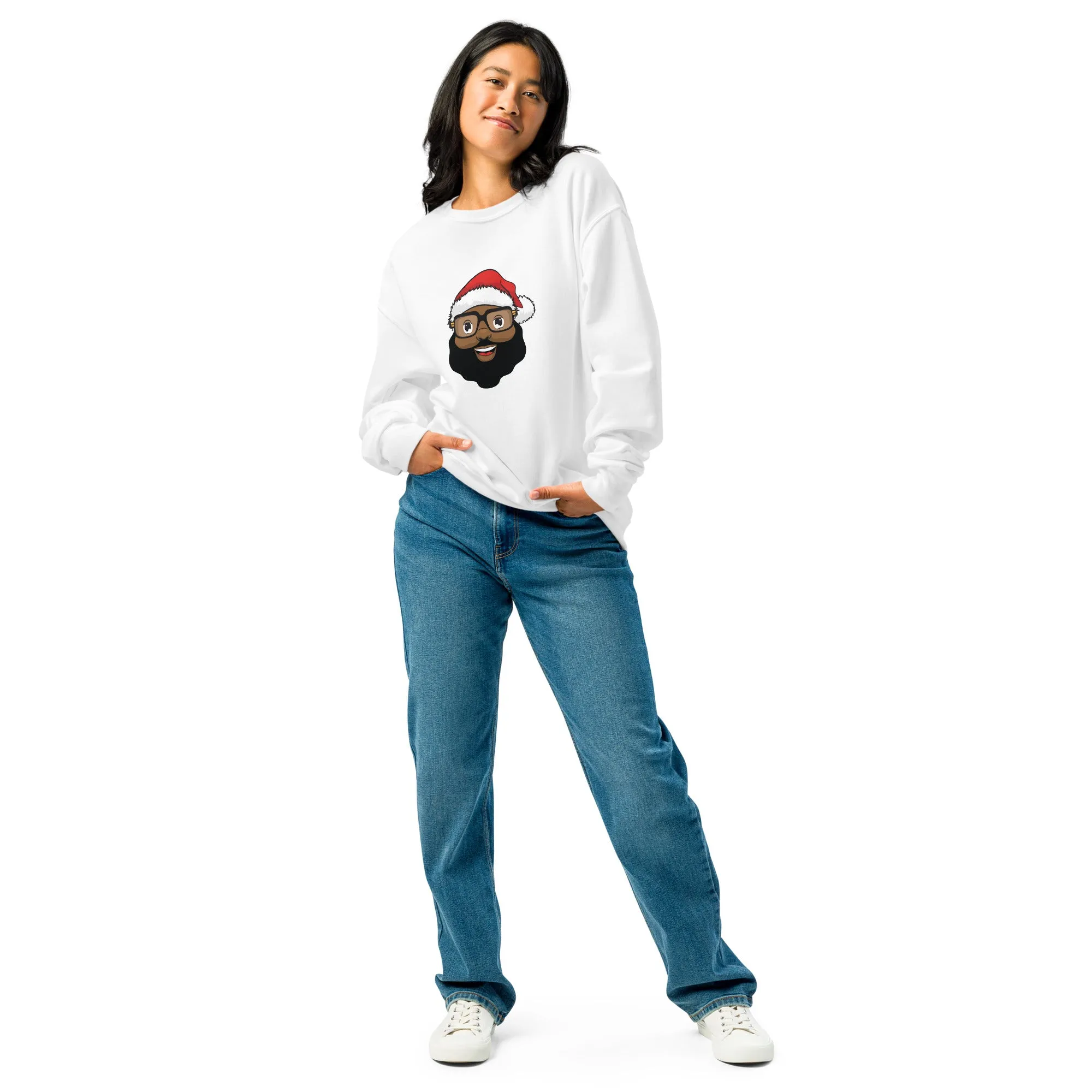 Black Santa Crew neck sweatshirt