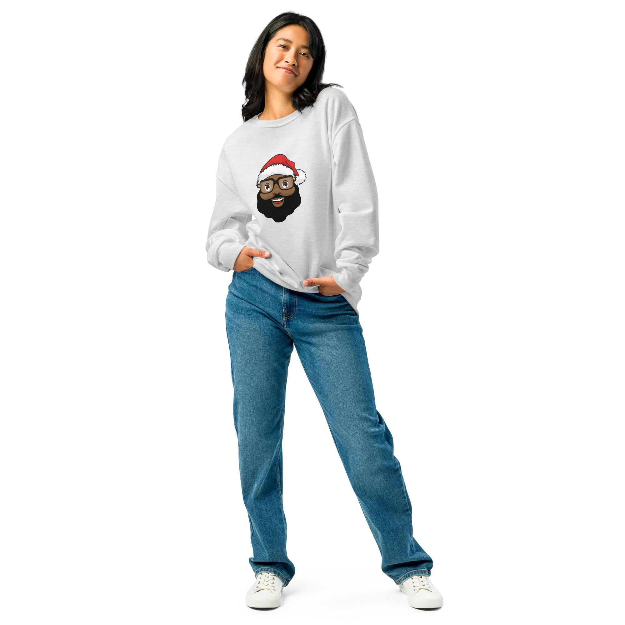 Black Santa Crew neck sweatshirt