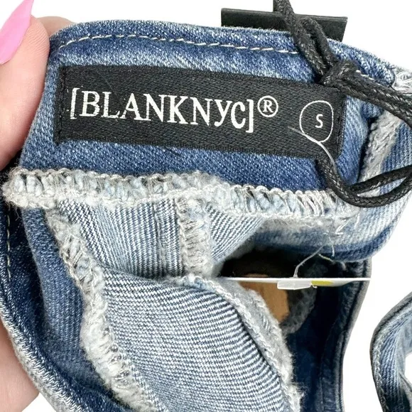 BLANKNYC Netglow Dress in Denim Blue Size Small