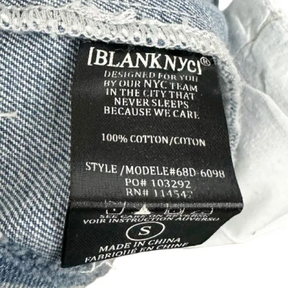 BLANKNYC Netglow Dress in Denim Blue Size Small