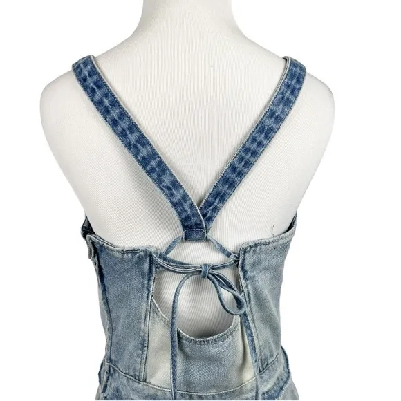 BLANKNYC Netglow Dress in Denim Blue Size Small
