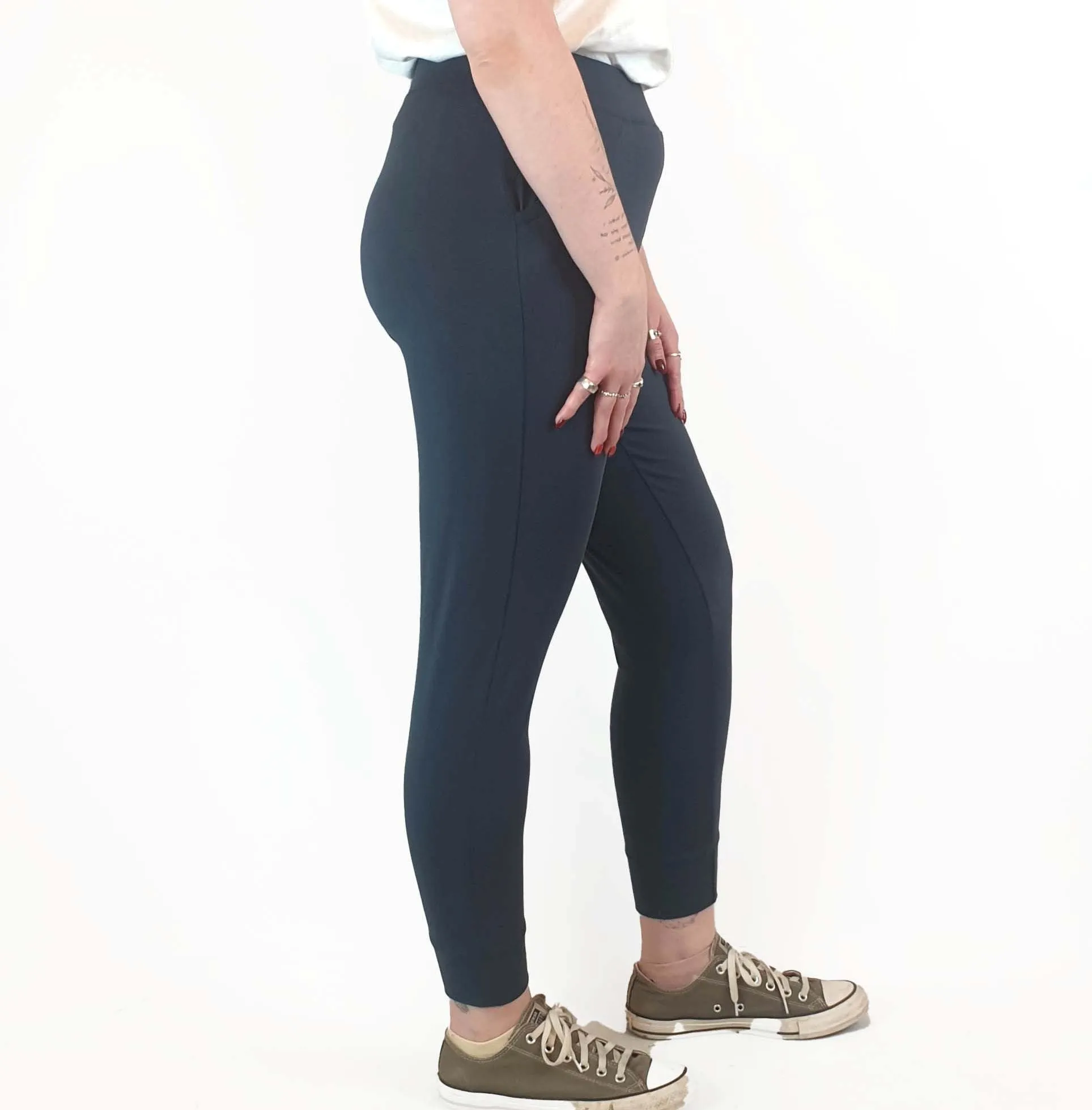 Boody grey downtime slim leg lounge pants size M