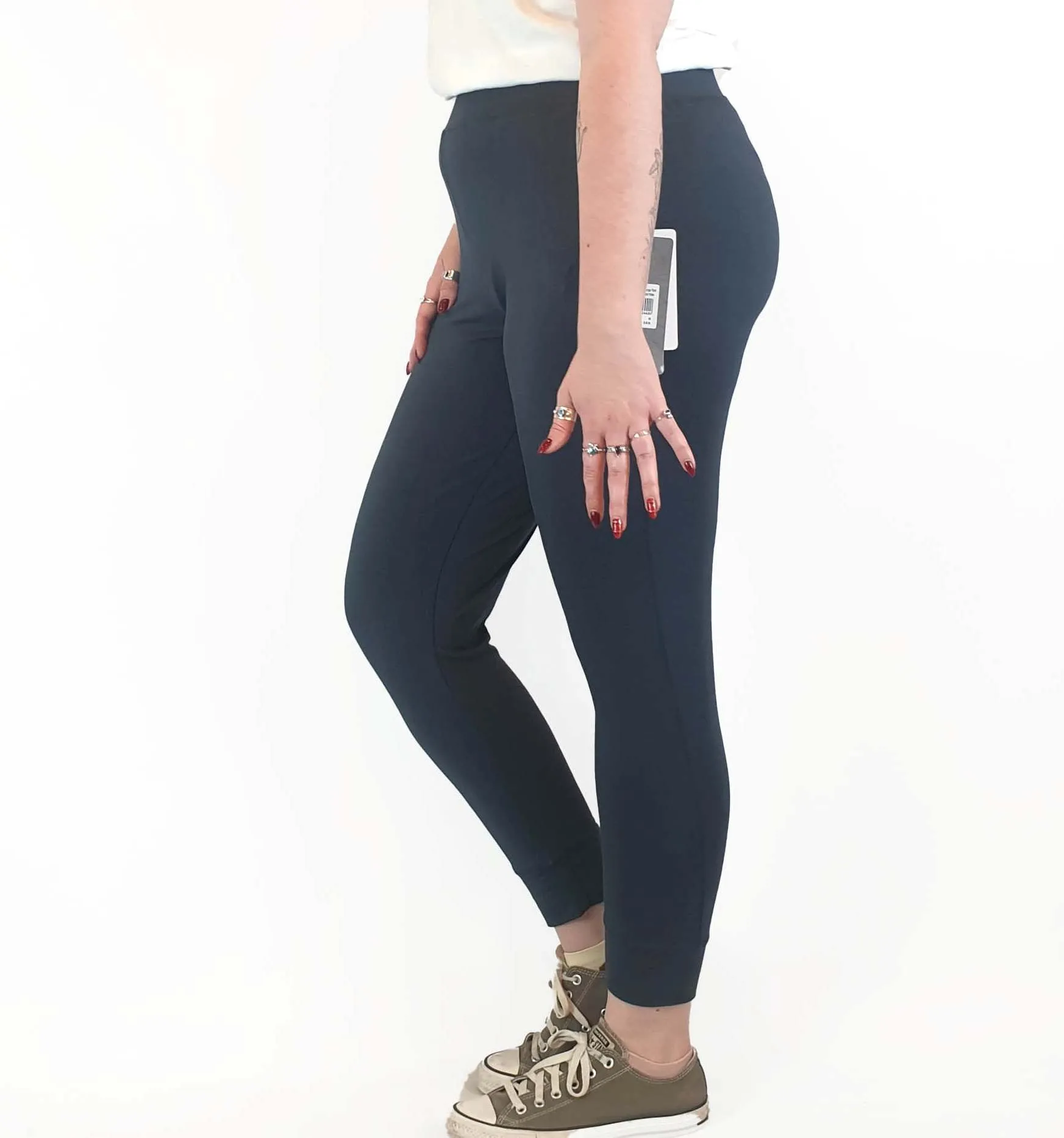 Boody grey downtime slim leg lounge pants size M