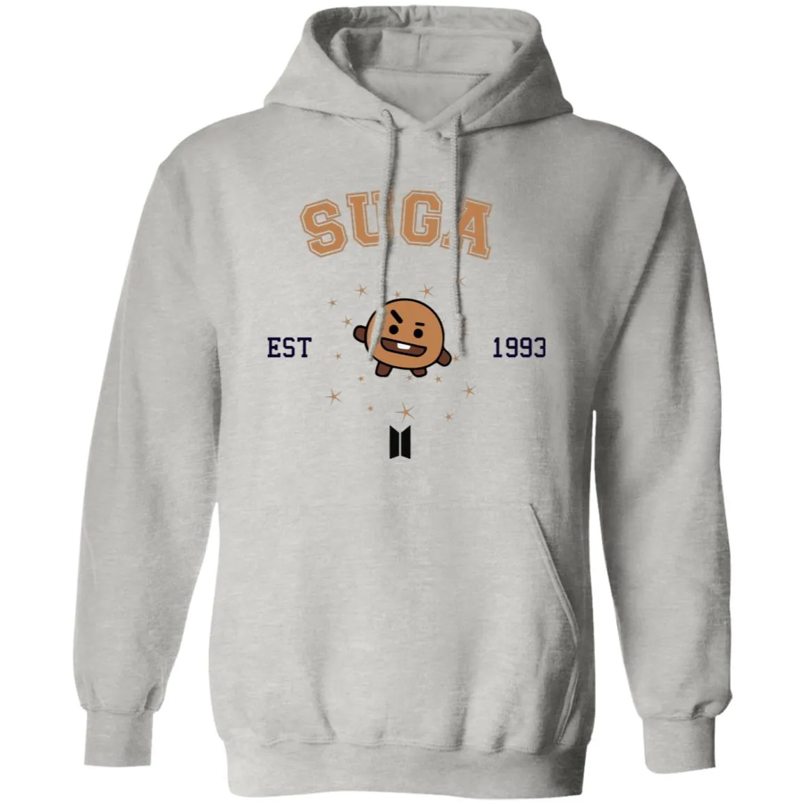 BT21 Shooky Hoodie BTS Suga Hooded Sweatshirt