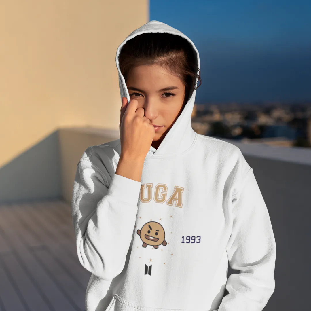 BT21 Shooky Hoodie BTS Suga Hooded Sweatshirt