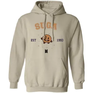 BT21 Shooky Hoodie BTS Suga Hooded Sweatshirt