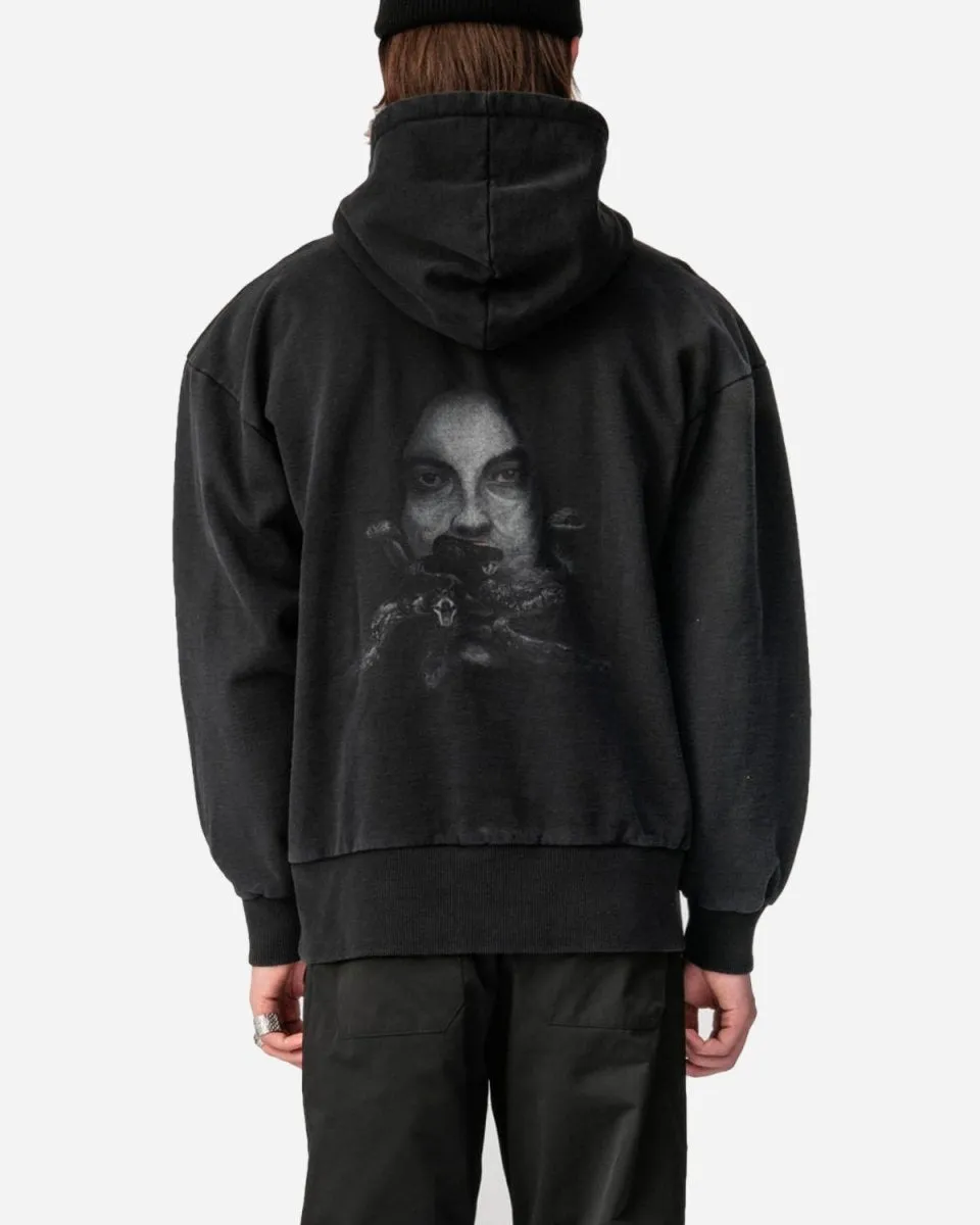 Bulky Hoodie - Faded Black