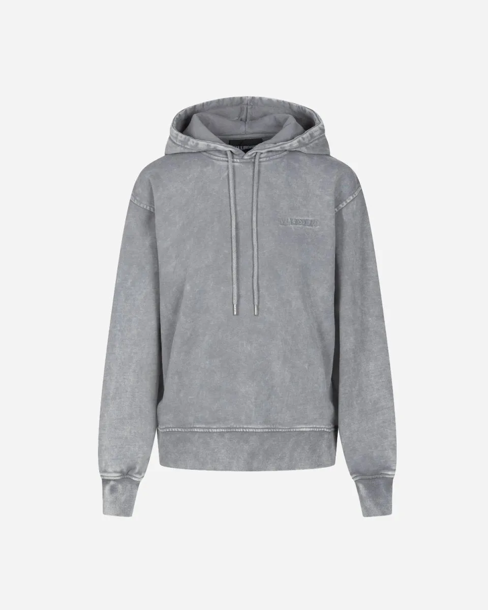 Bulky Hoodie - Grey Acid Logo