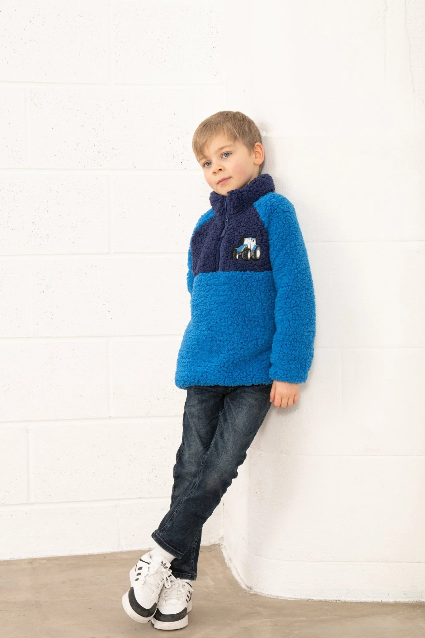 Caden Fleece - Blue Tractor