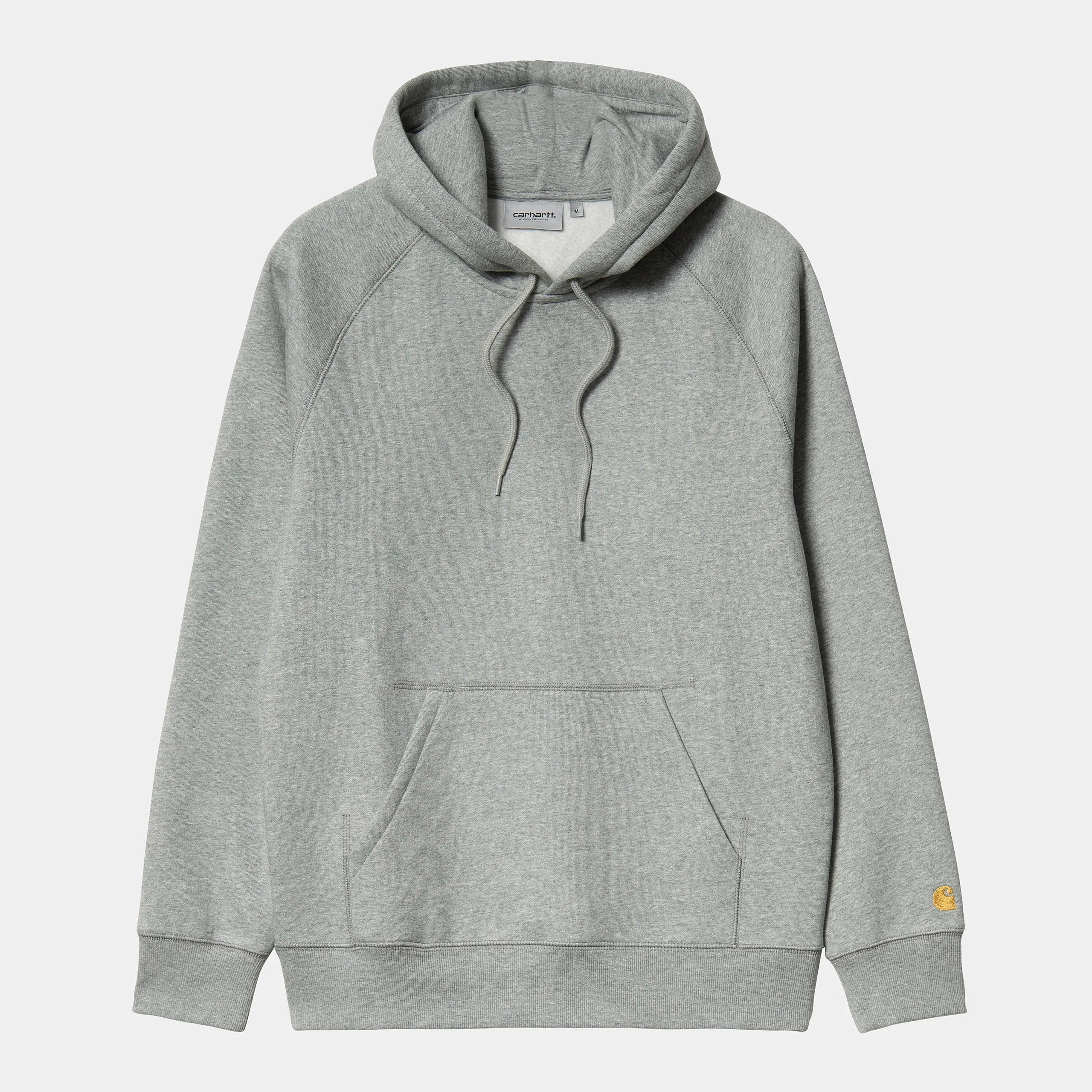 Carhartt WIP Hooded Chase Sweatshirt - Grey Heather