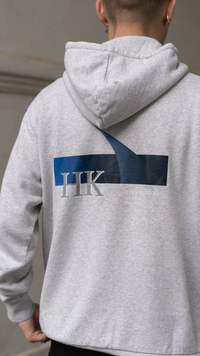 Casual Hoodie - Grey Melange