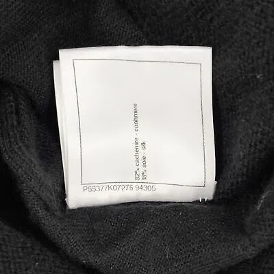 Chanel - 2016 Fall/Winter 2 16K Cashmere Silk Tie Waist Pullover Sweater Size 8