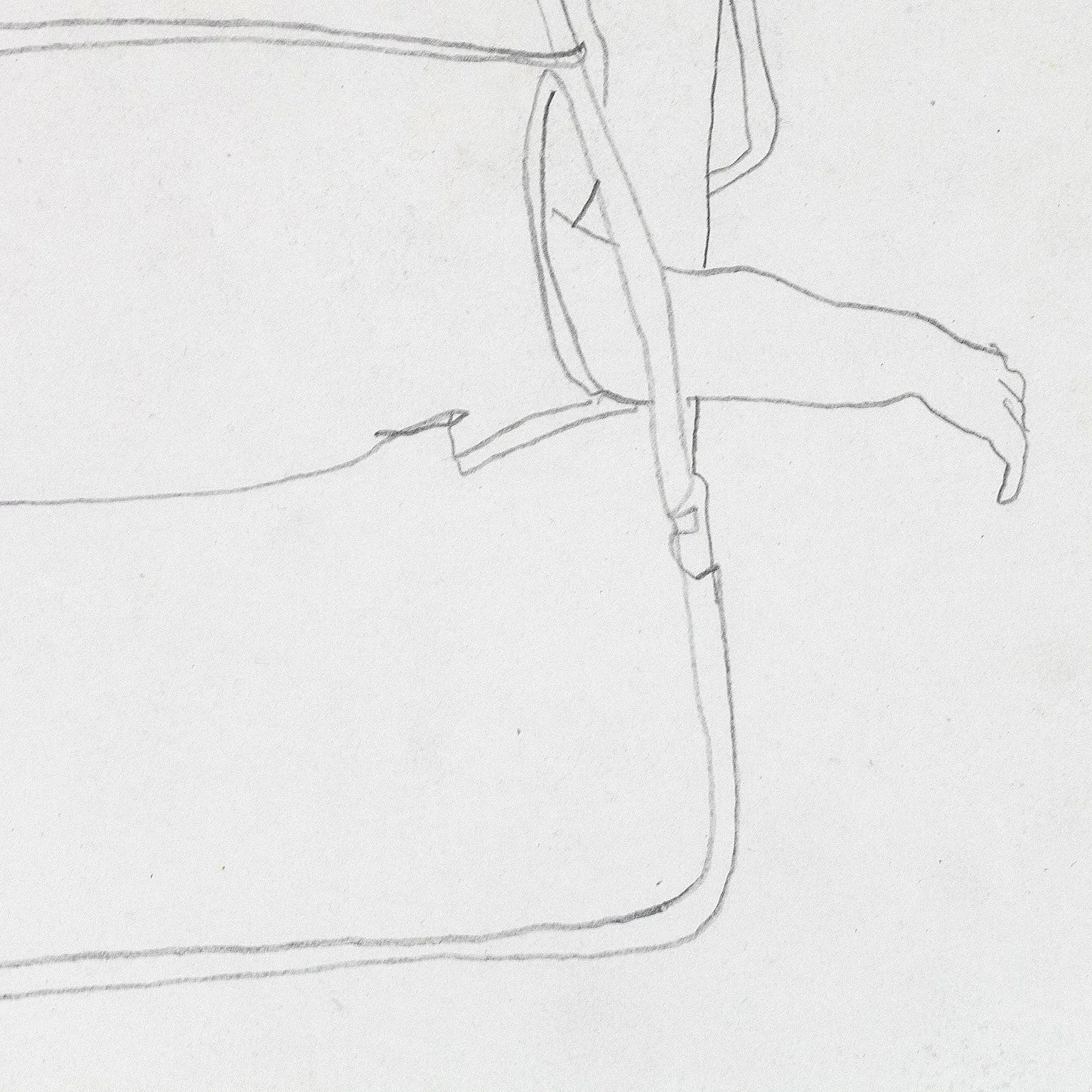 CHARLES PACHTER "CHAISE CHILL" DRAWING, 1983