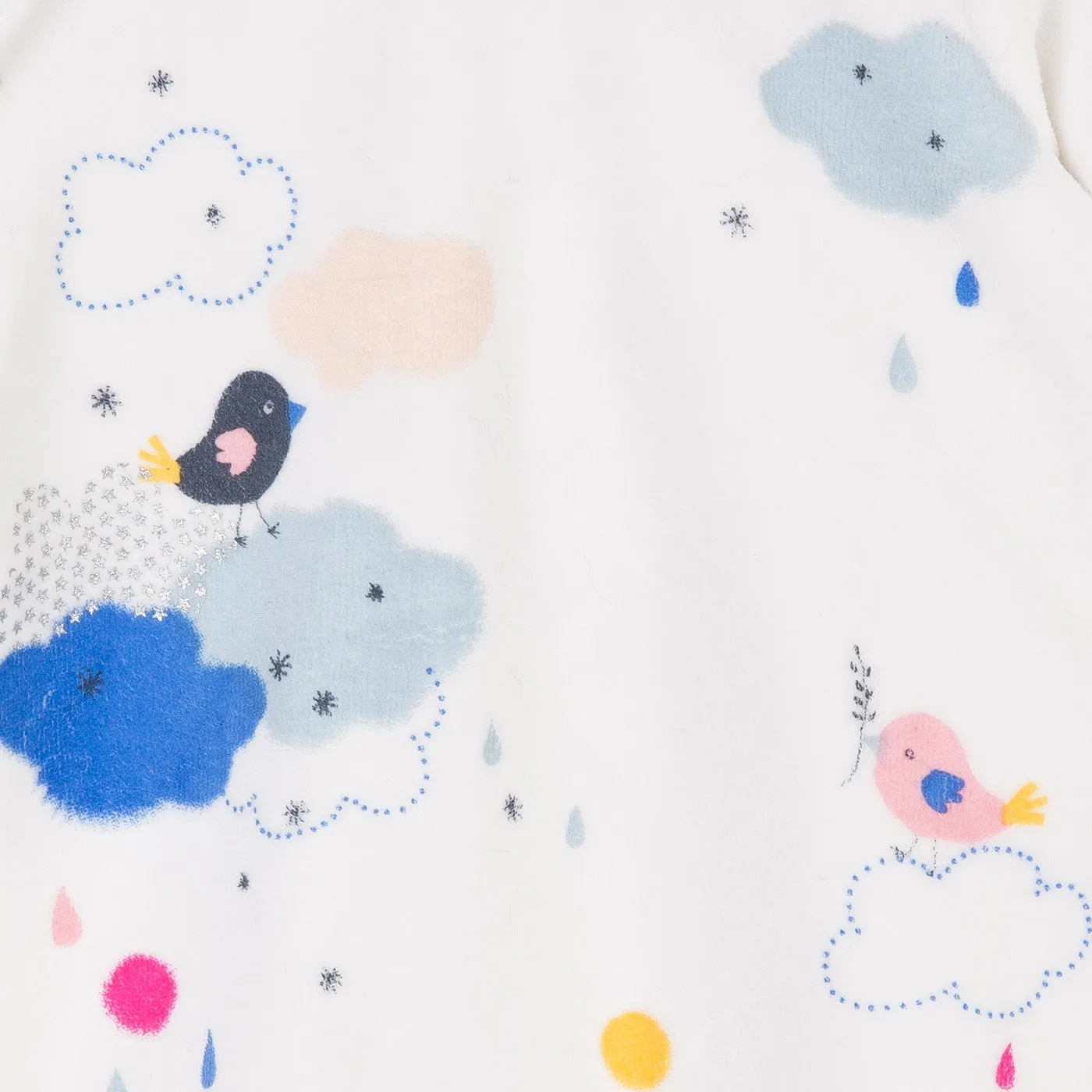 Charming Printed Velvet Pajamas