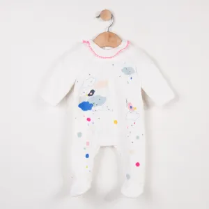 Charming Printed Velvet Pajamas