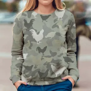 Chicken - Camo - Premium Sweatshirt