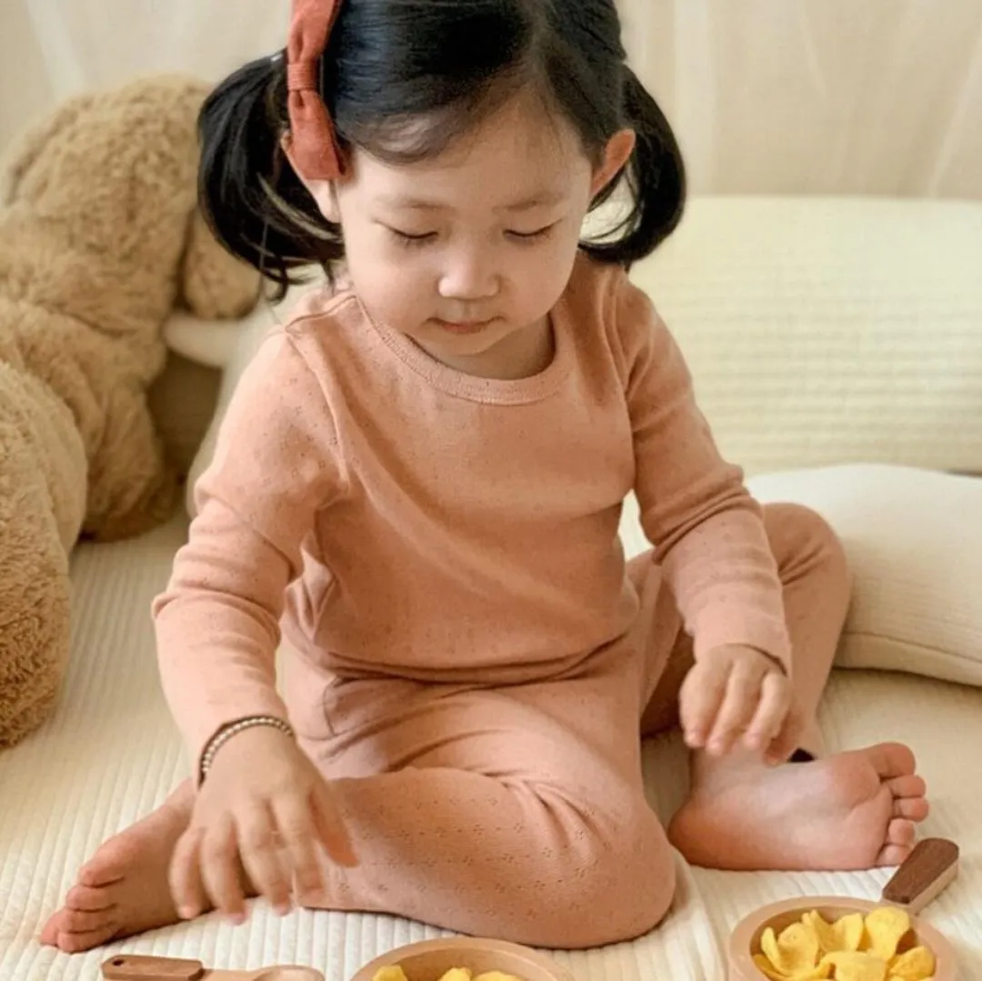 Children's Clothing Set, 2-Piece Long-Sleeved Cotton Pajamas Top   Pants, Sleepwear