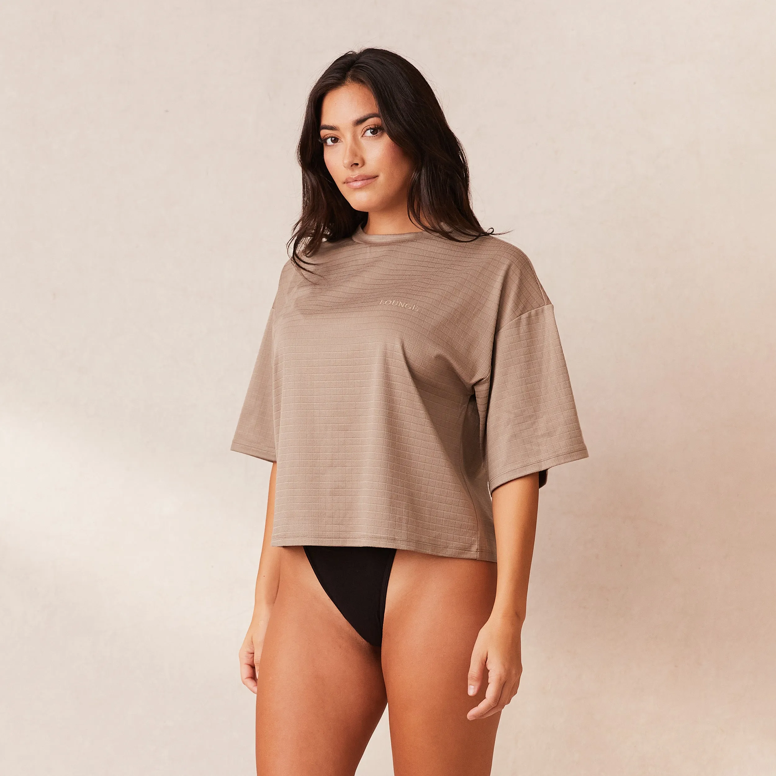 Classic Fleece Oversize Haut de Pyjama - Nude