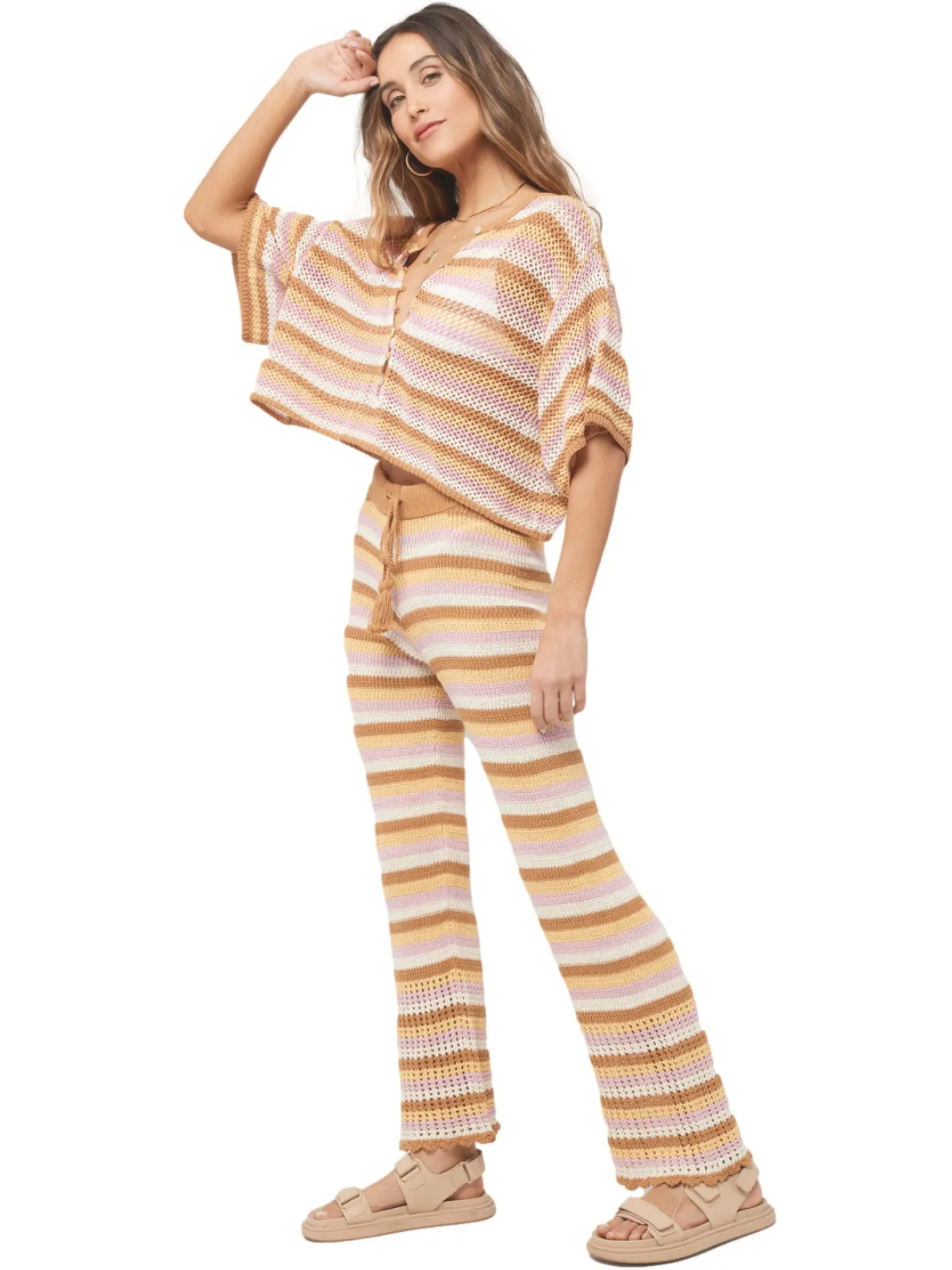 Coast is Clear Blouse-Turn the Tide Pant ::RET