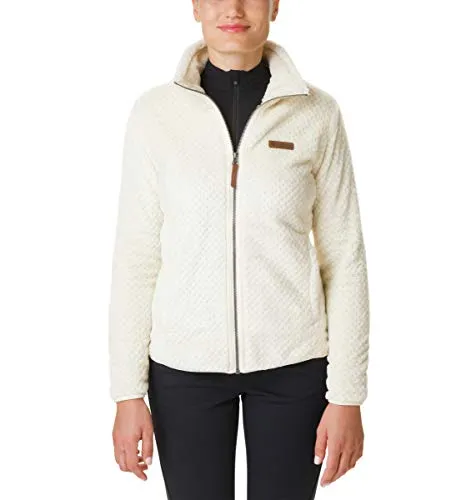 Columbia Women's Fire Side II Sherpa Full Zip, Chalk, X-Small