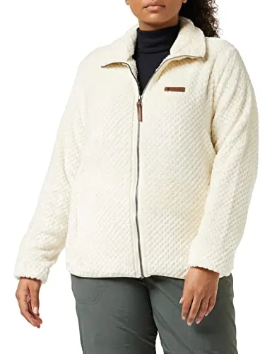 Columbia Women's Fire Side II Sherpa Full Zip, Chalk, X-Small