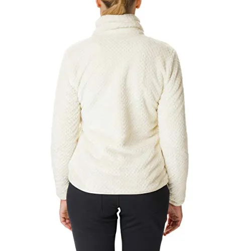 Columbia Women's Fire Side II Sherpa Full Zip, Chalk, X-Small