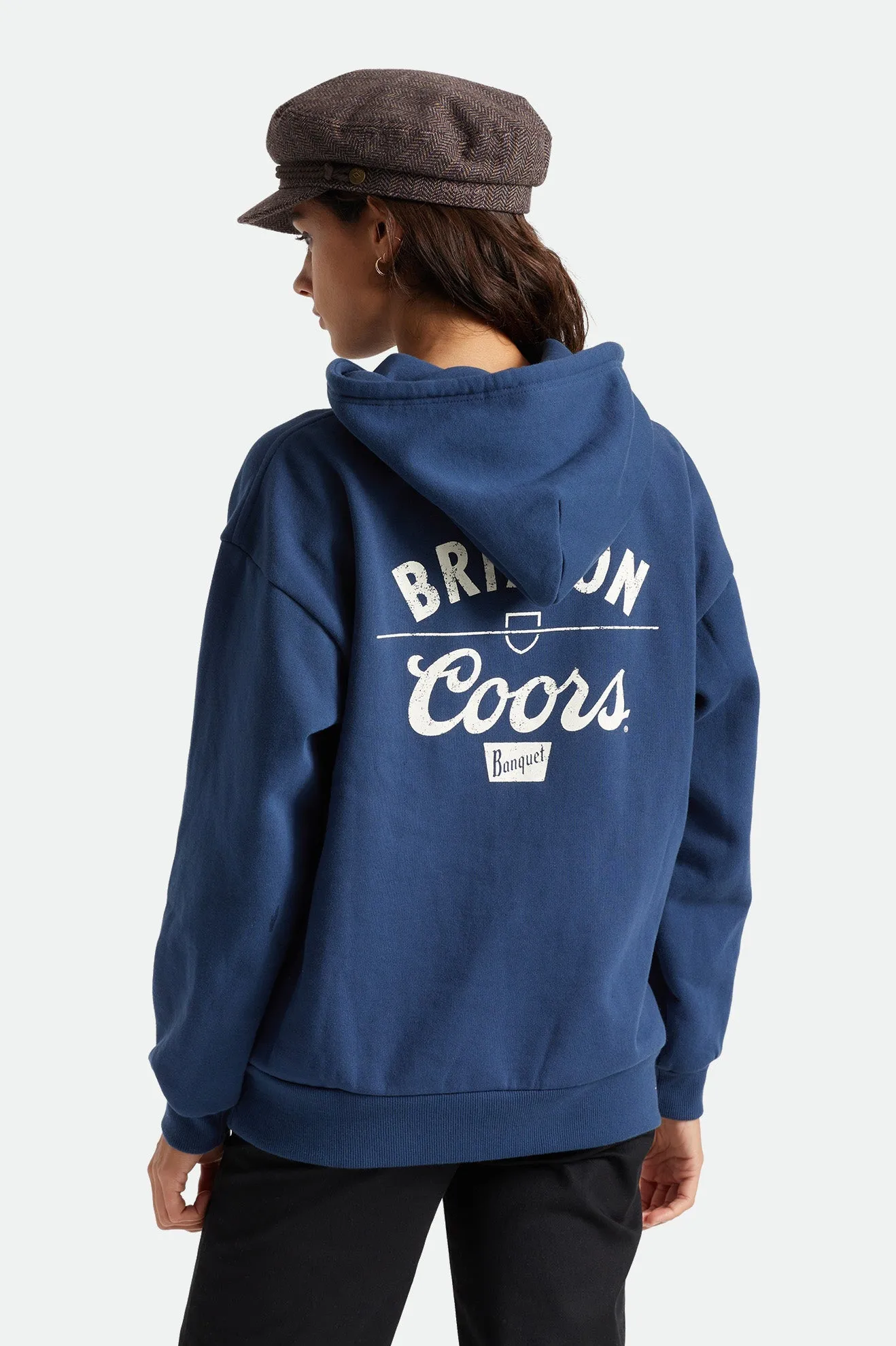 Coors Labor Women's Hoodie - Washed Navy