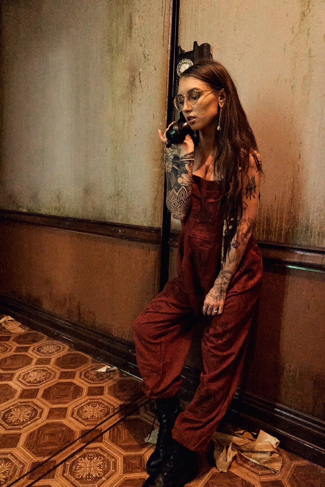 Coral Dungarees