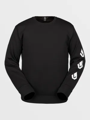 Core Hydro Crew Sweatshirt - BLACK