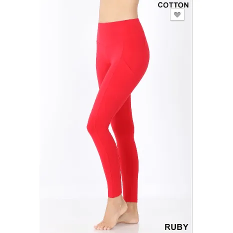 Cotton Lounge Pants with Side Pockets