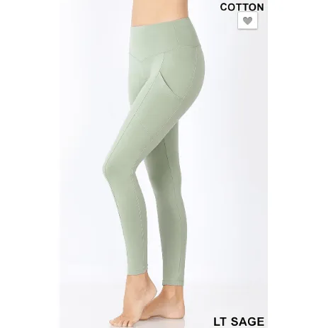 Cotton Lounge Pants with Side Pockets
