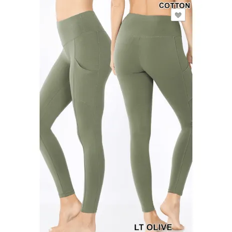 Cotton Lounge Pants with Side Pockets
