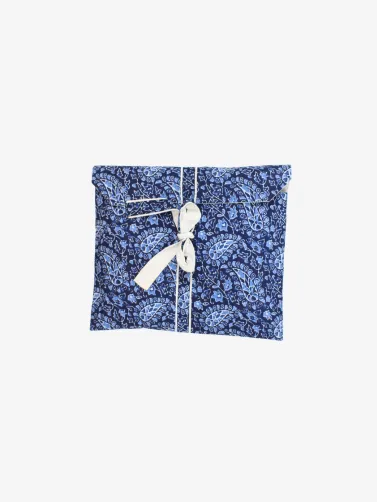 Cotton Pajamas-Blue Paisley Print